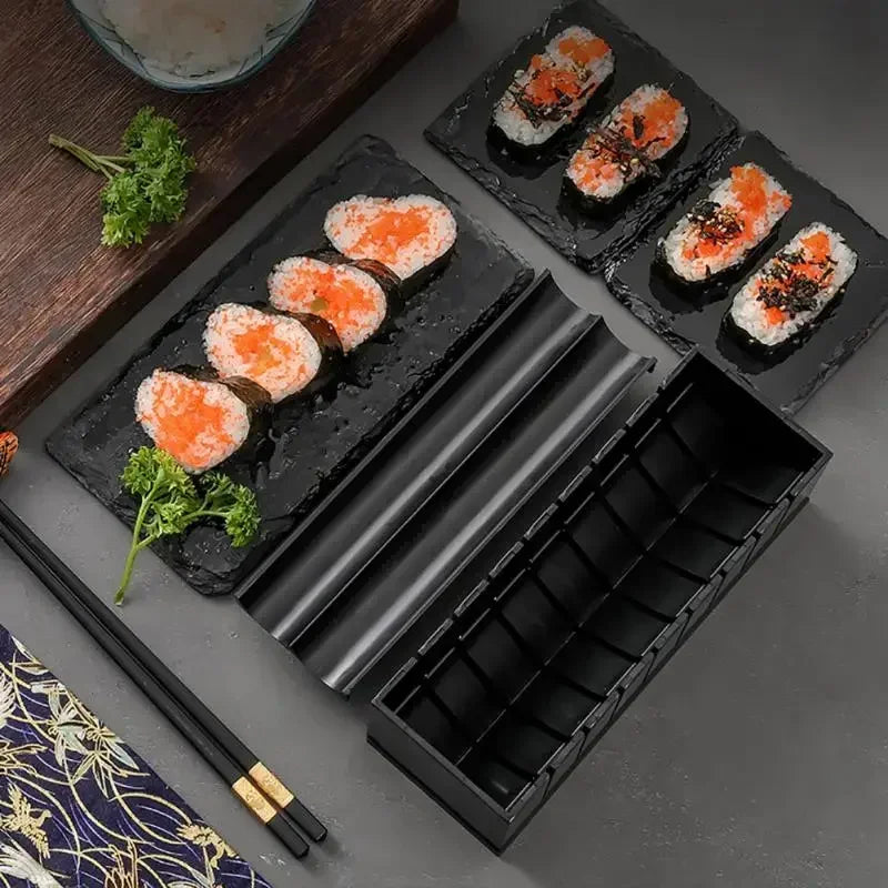 Multifunctional Sushi Making Kit with Shapes and Mold - Food-Grade Plastic DIY Tool