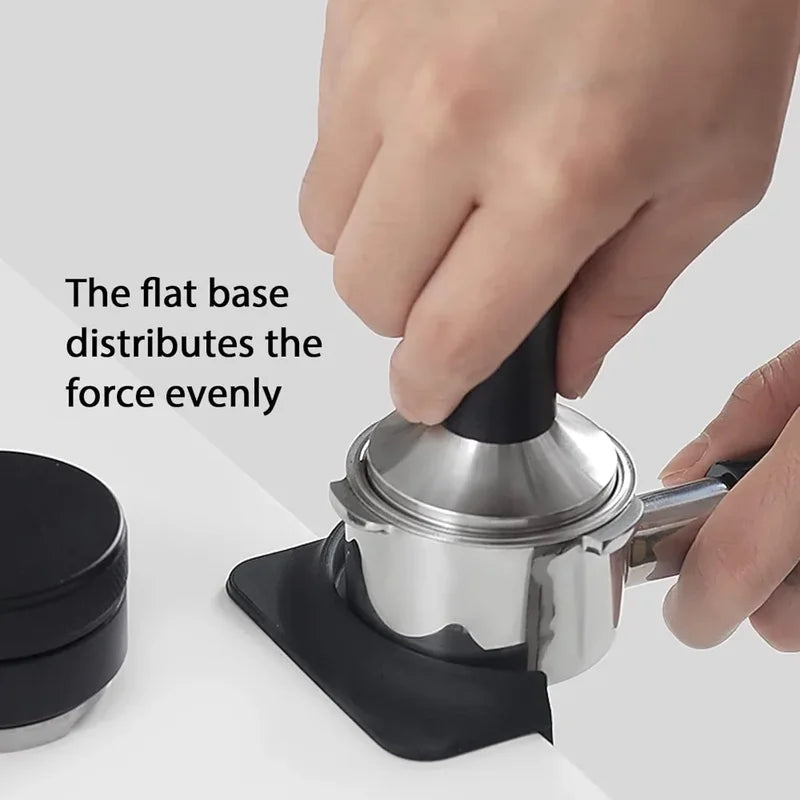 Coffee Tamper Mat – Food-Grade Silicone Tamping Pad for Espresso Barista Tools