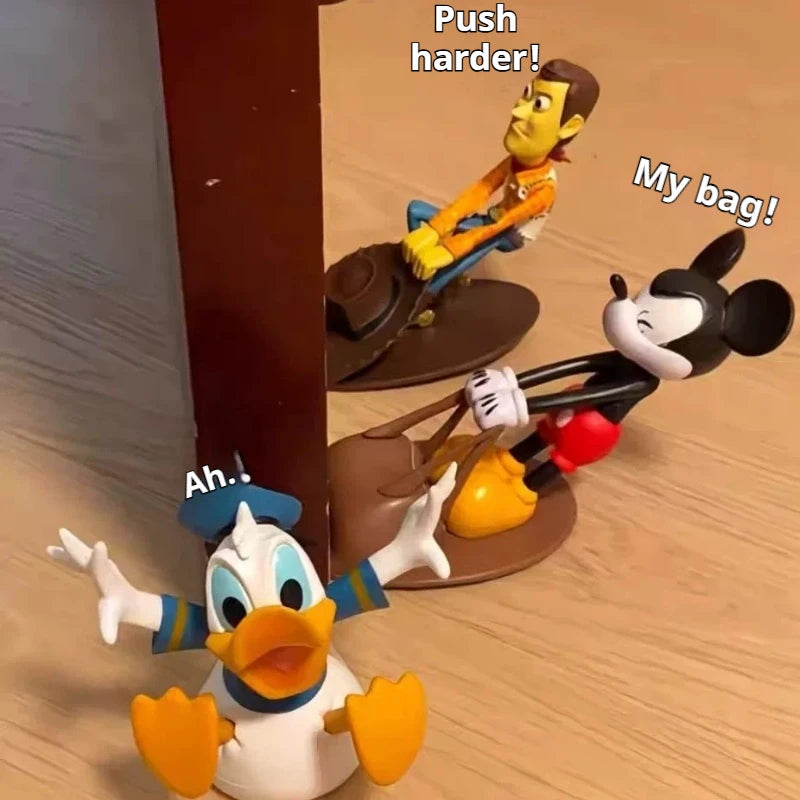 Cute Cartoon Mouse Duck Windproof Anti-Collision Door Stopper - Decorative Office & Home Safety Accessory