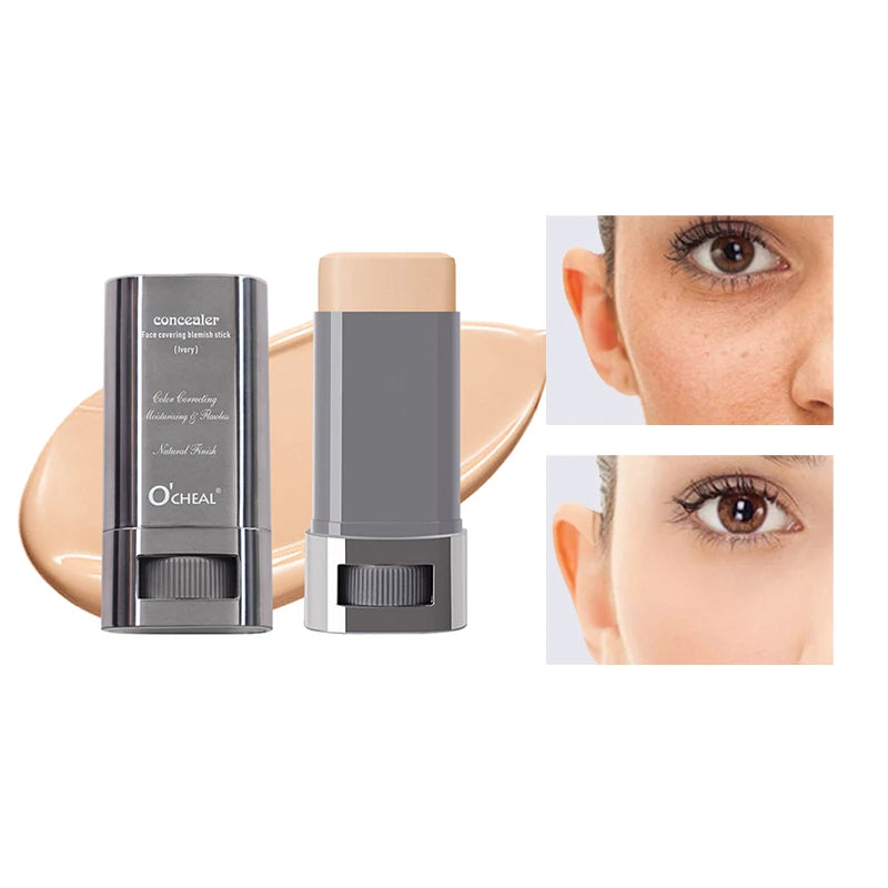 Long-Wear Face Contour Stick for Foundation, Concealer & Bronzer - Lightweight Makeup Pen