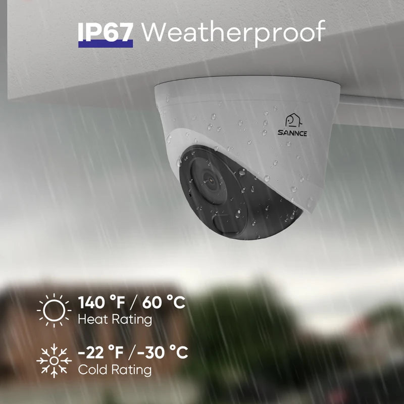 8-Channel PoE Security DVR with 5MP IP Camera Support Night Vision