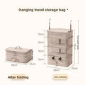 Hanging Travel Clothes Storage Bag Large Capacity Wardrobe Organizer for Business Trip