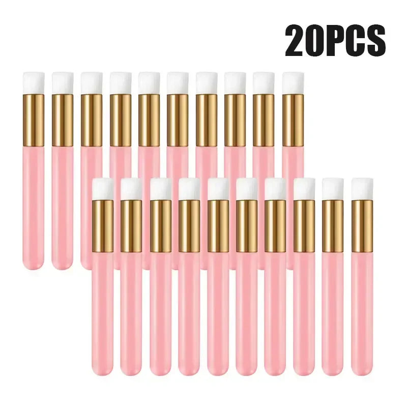 Eyelash Cleaning Brush with Soft Fibers for Lash Extensions and Makeup