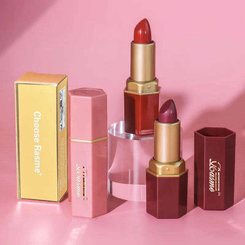 Long Lasting Matte Waterproof Lip Gloss - 6-Color Lipstick Set for Daily & Party Makeup
