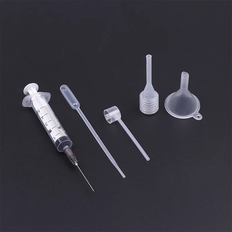 Perfume Refill Tools Set 6Pcs Plastic Diffuser Syringe Dropper Funnel Spray