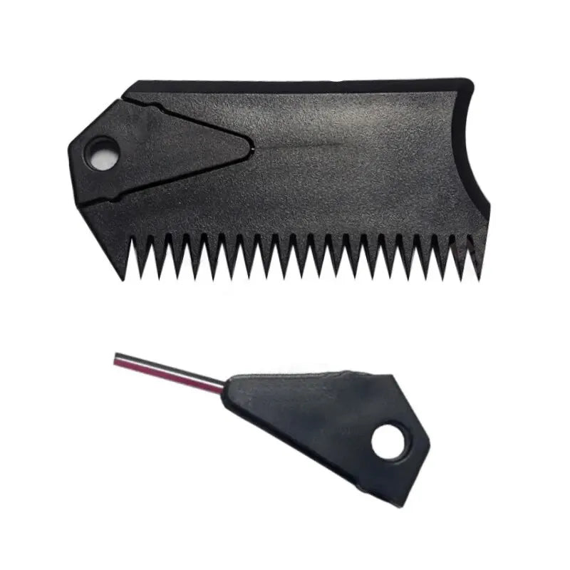 Outdoor Surfboard Wax Scraper Comb with Detachable Key - Surfboard & Paddle Tool