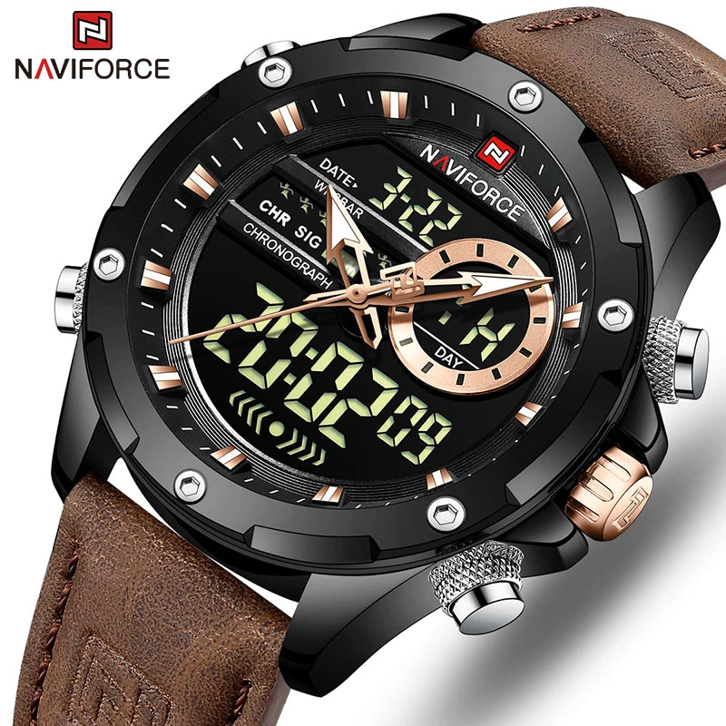 Men's Digital Military Sport Watch Waterproof LED Quartz Big Wristwatch