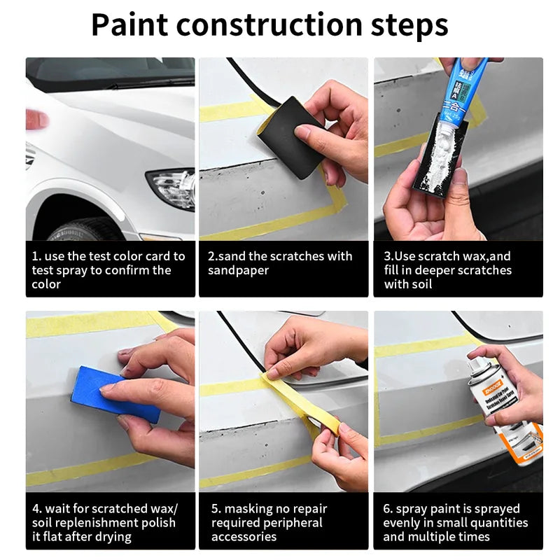 300ML Car Scratch Repair Paint Pen Deep Scratch Removal Spray - Waterproof & Quick Dry