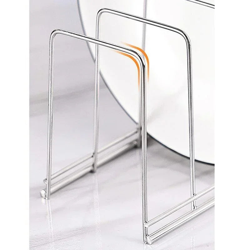 Stainless Steel Dish Rack Kitchen Drainage Organizer 30cm Silver