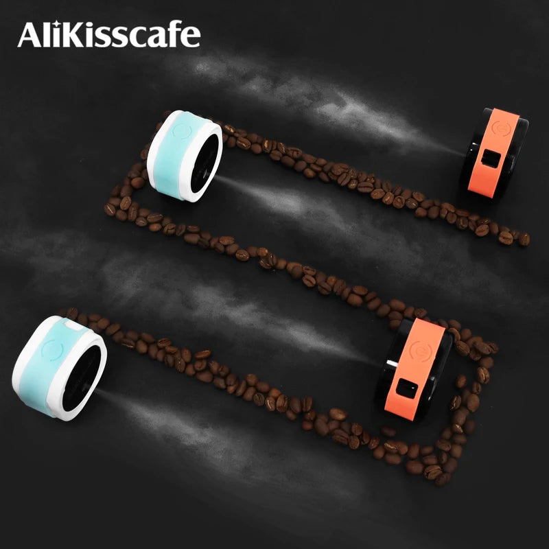 Coffee Bean Spray Atomizer for Espresso Machines - Anti-Static Dosing Cup Tray Barista Tool