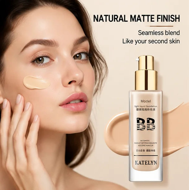 Liquid Foundation Concealer Face Makeup - Long Lasting Full Coverage, Oil-Control, Waterproof, 30ml
