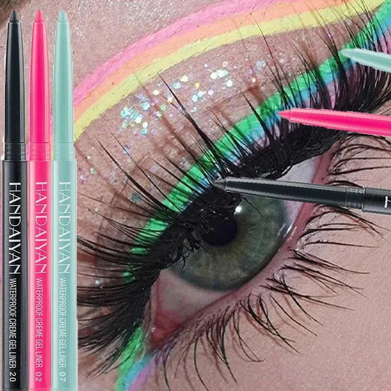 Colorful Waterproof Gel Eyeliner Pencil - Long Lasting & Easy to Use