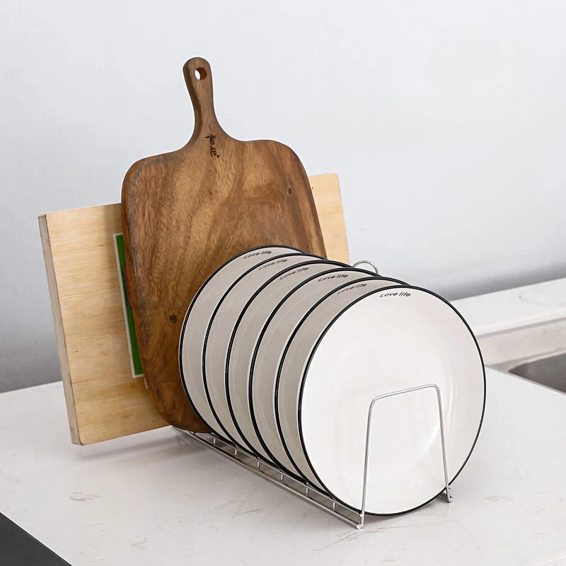 Stainless Steel Dish Rack and Dish Drain Storage Organizer for Kitchen