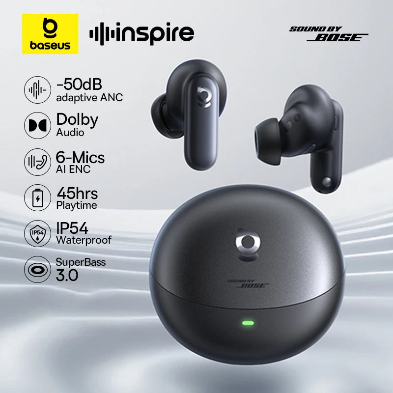 Wireless Noise Cancelling Earbuds with Dolby Spatial Audio & 6-Mic Clear Calls
