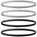 3-Pack Elastic Absorbent Sweat Bands for Sports & Outdoor Exercise - Non-Slip Headbands