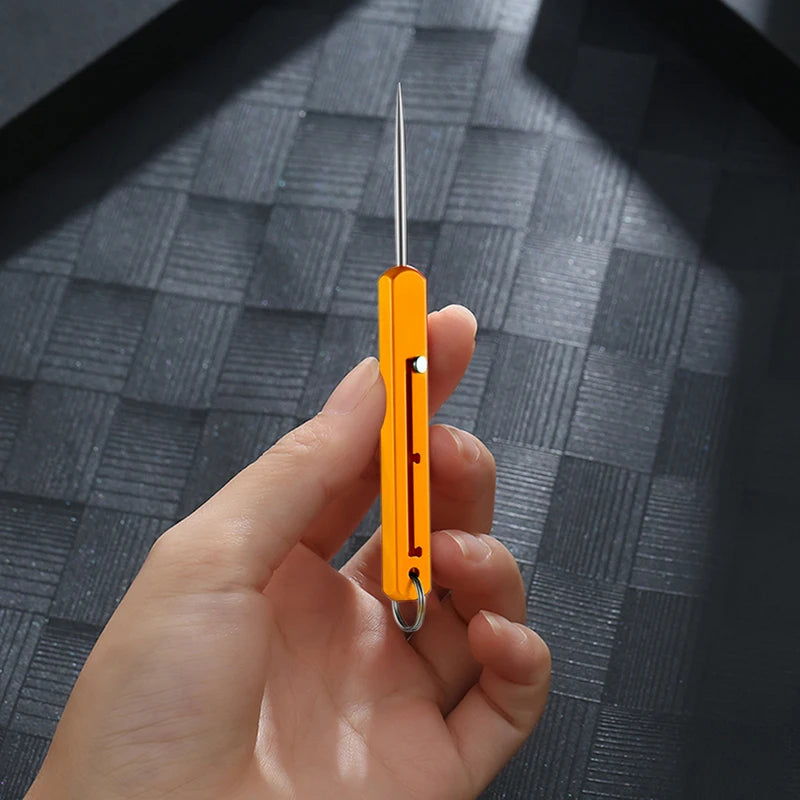 Reusable Titanium Toothpicks with Gear Adjustment Portable Dental Picks