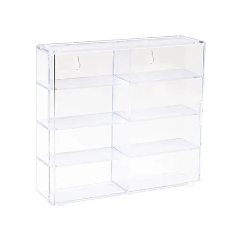Acrylic Car Display Box 1:64 Scale for Hot Wheels Model Cars - 8 Grid Dustproof Storage