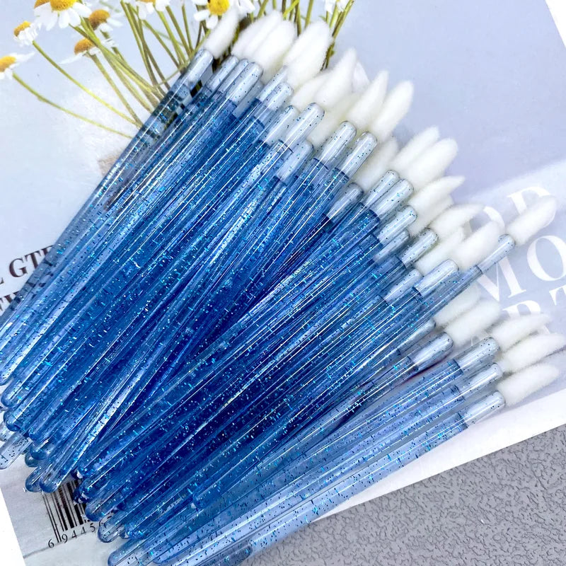 Disposable Lip & Lash Brush Set - Makeup Applicators for Eyelash Extension Tools, 100/500pcs