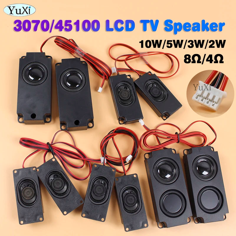 Portable Computer Speakers 2W-10W Rectangle Loudspeaker 4Ohm 8Ohm Pair