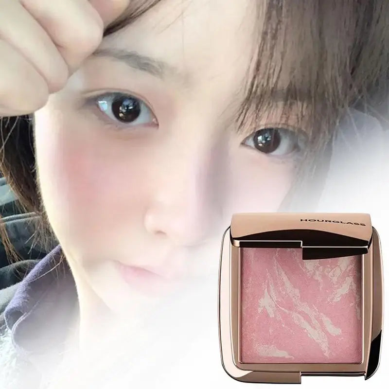 Highlighter Blush for Natural Glow - Diffused Shimmer Face Makeup - 4.2g
