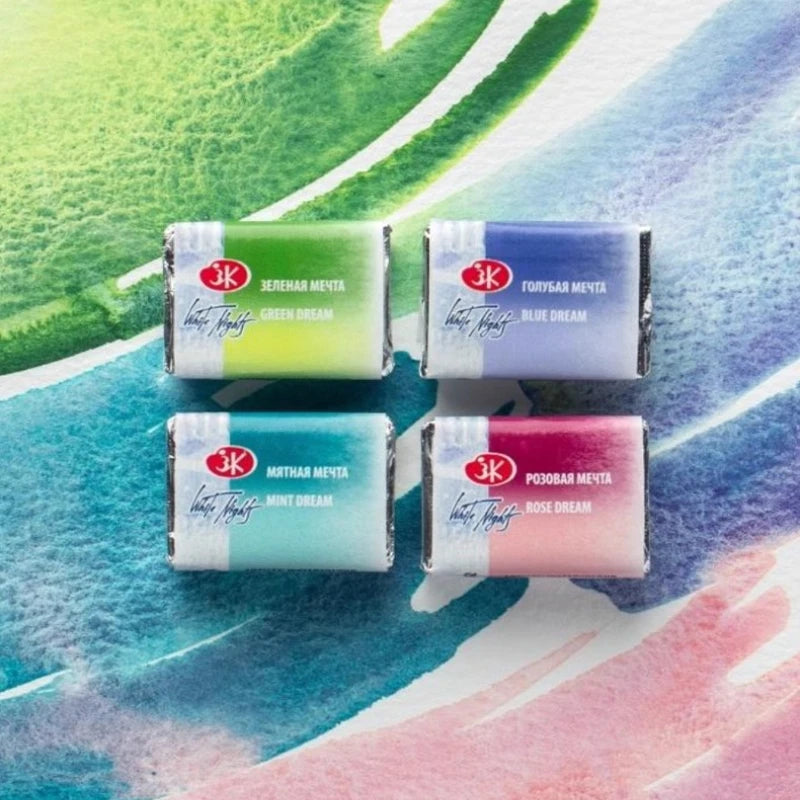 Professional Artist Watercolor Paint Set - Limited Edition Granulation Colors