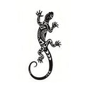 Iron Gecko Wall Decor - Garden & Home Wall Art for Indoor and Outdoor Spaces