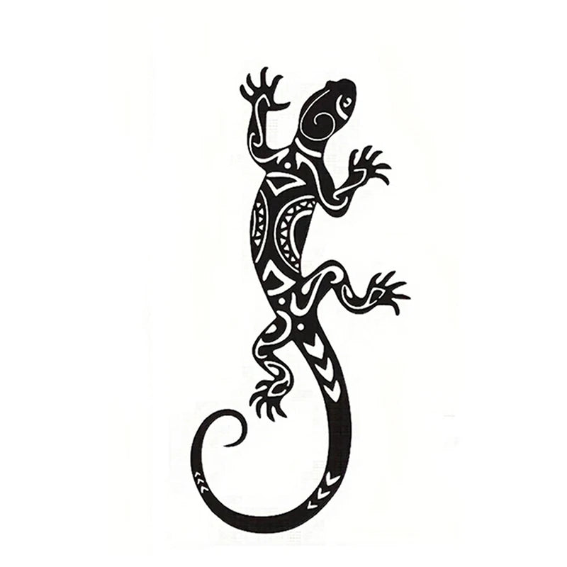 Iron Gecko Wall Decor - Garden & Home Wall Art for Indoor and Outdoor Spaces