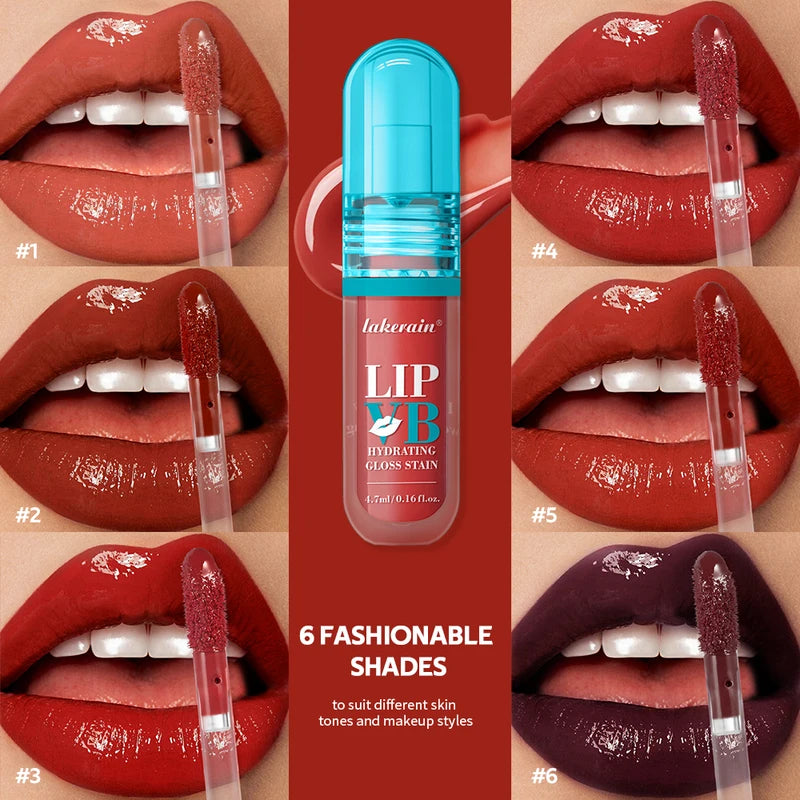 Lip Hydrating Gloss Stain - Long-Lasting Moisturizing Lip Color, 4.7ml