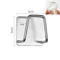Stainless Steel Sink Sponge Rack Kitchen Sink Organizer Drainer Wall Mount