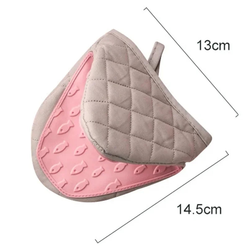 Fish-Shaped Silicone Oven Gloves Anti-Scald Kitchen Heat-Resistant Gloves