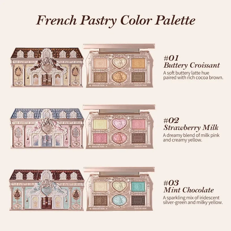 Pigmented Eye Makeup Palette with Matte and Shimmer Finishes - Long Lasting, Gift Set