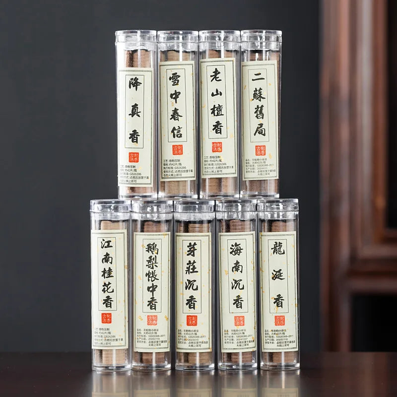 Natural Coil Incense Set - Long-Lasting Aromatherapy with Multiple Scents