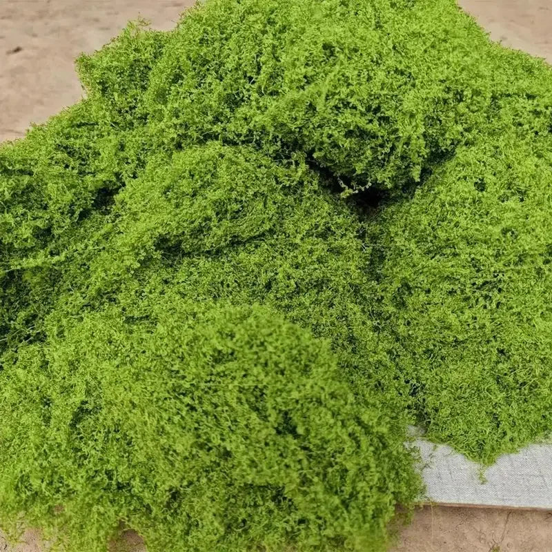 Artificial Green Moss for Crafts and Home Decor - Fake Preserved Plant