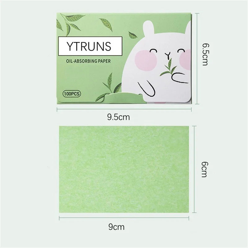Fragrance Oil Absorbing Paper 100pcs Box for Face Oil & Skin Care