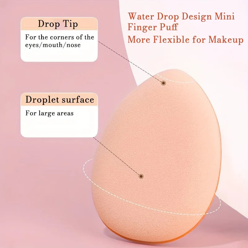 10pcs Makeup Puff Set for Liquid, Powder & Concealer - Color Variants