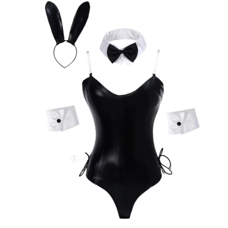 Bunny Girl Sakurajima Mai Cosplay Costume with Stockings & High Heels for Girls