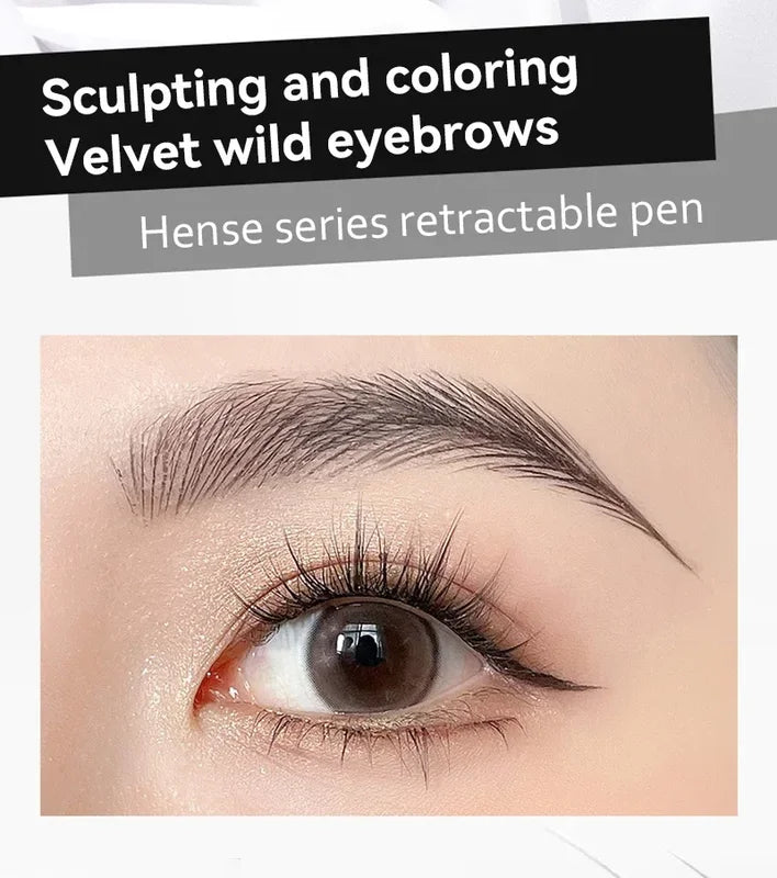 12-Pack Waterproof Eyebrow Pencils for Women - Natural & Bold Looks