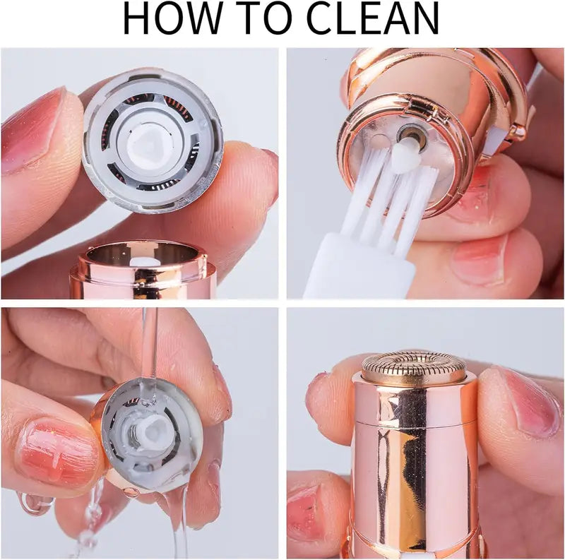Portable Electric Facial & Body Hair Remover for Women - Mini Razor Epilator