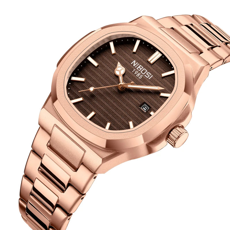 Men's Military Style Quartz Watch Waterproof Auto Date Wristwatch