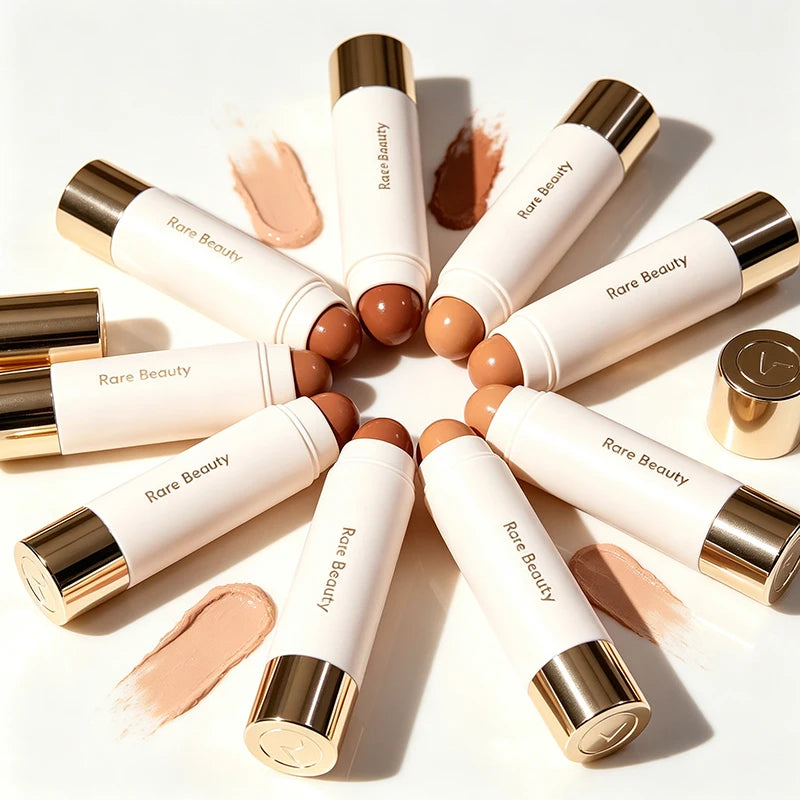 Hydrating 4-Color Lipstick & Lip Gloss Set - Natural High Gloss Liquid Makeup