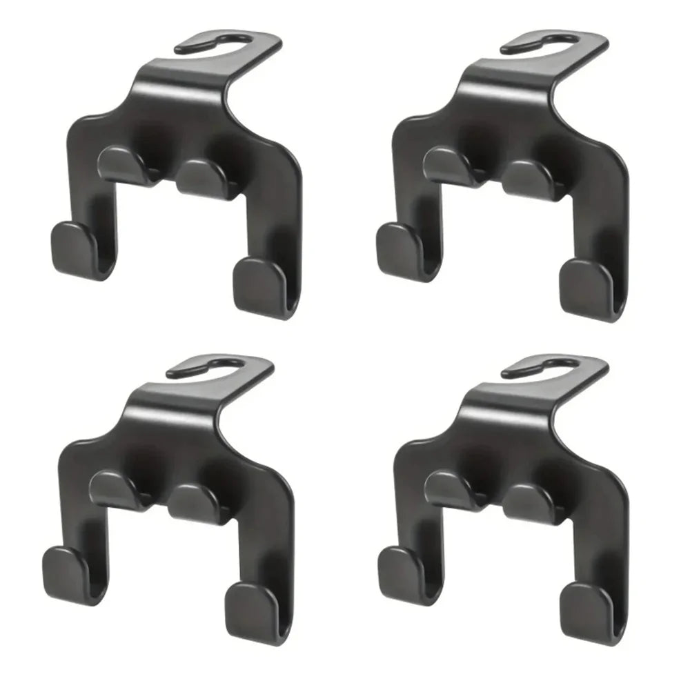 Car Back Seat Phone Holder & Hanging Storage Hook - Universal Adjustable