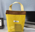 Vibrant Summer Mesh Tote Bag - Foldable Portable Cosmetic & Beach Bag