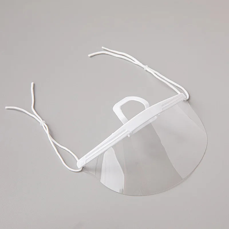 Reusable Clear Face Mask with Anti-Fog Shield for Microblading & Tattoo Safety - 10 Pack