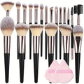 Professional 3-20PCS Makeup Brush Set with Soft Fluffy Blending & Concealer Tools