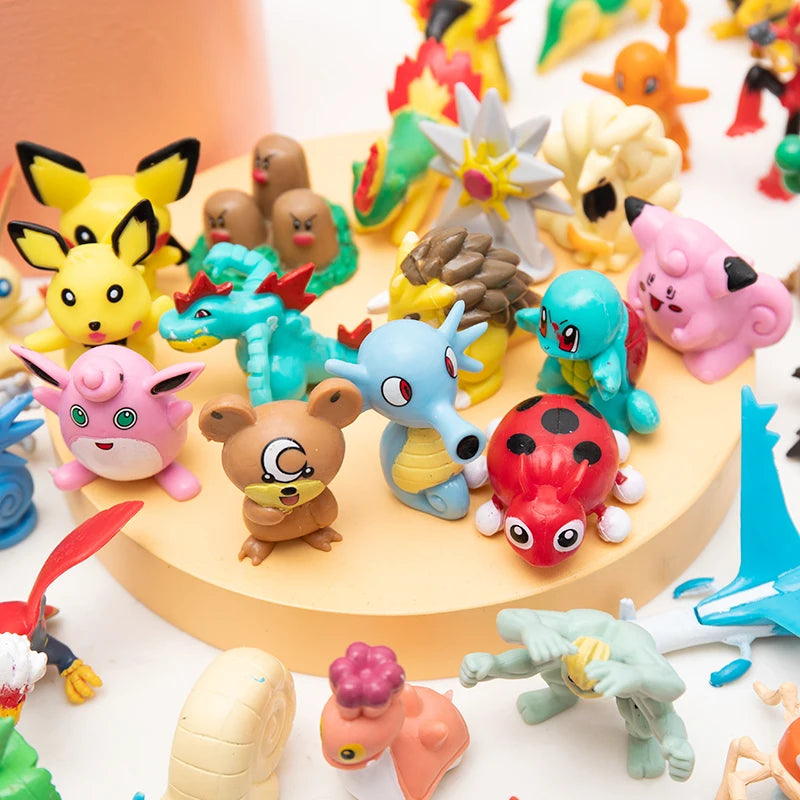Pokemon Action Figures Set 10-50 Pcs Cartoon Collectible Toy Models