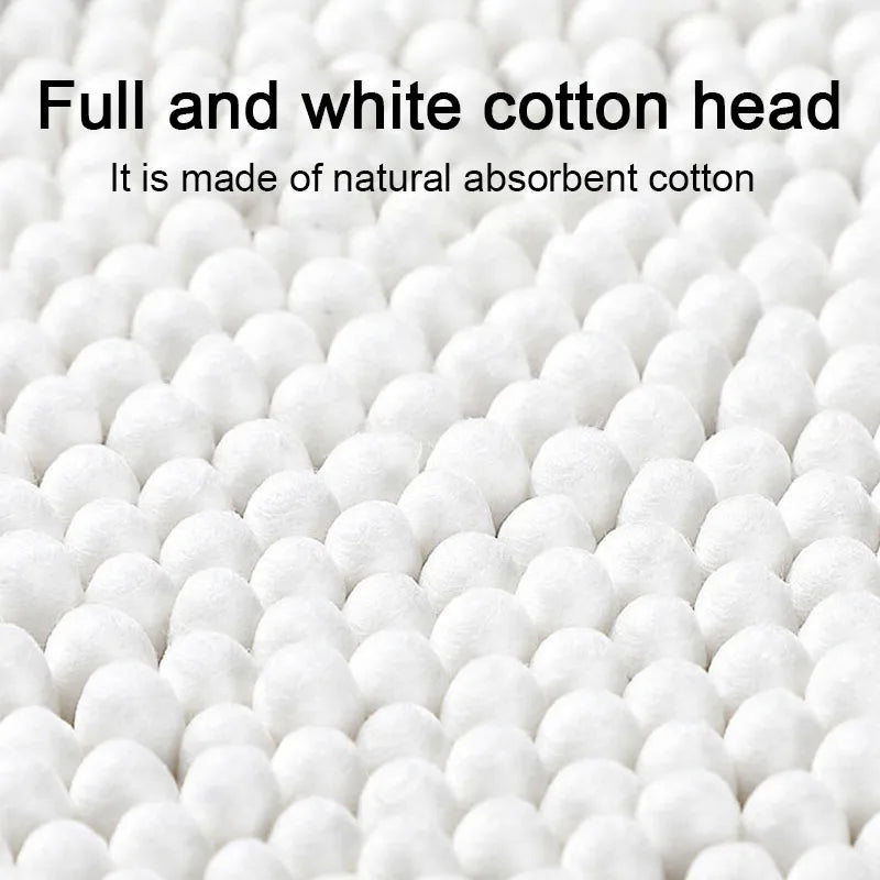 1000 Count Cotton Swabs for Ear & Makeup - Eco-Friendly Double Bamboo Sticks