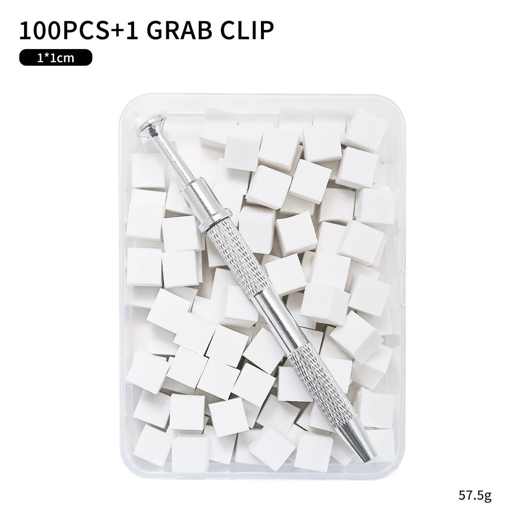 Nail Art Sponge Set with Gradient Nail Brushes and Pen for Manicure Design