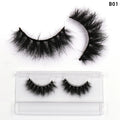 Reusable 3D Mink False Eyelashes - Fluffy Layered Natural Look