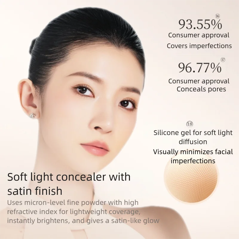 Face Foundation Makeup 15g - Ivory & Natural Shades, Luxe Finish