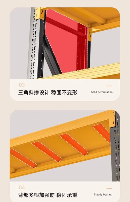 Multi-Layer Storage Shelves for Home & Warehouse Organization - Cargo Racks